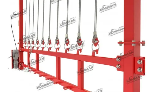Sistema de Suspensión de Alfombras (Perchero Modular)