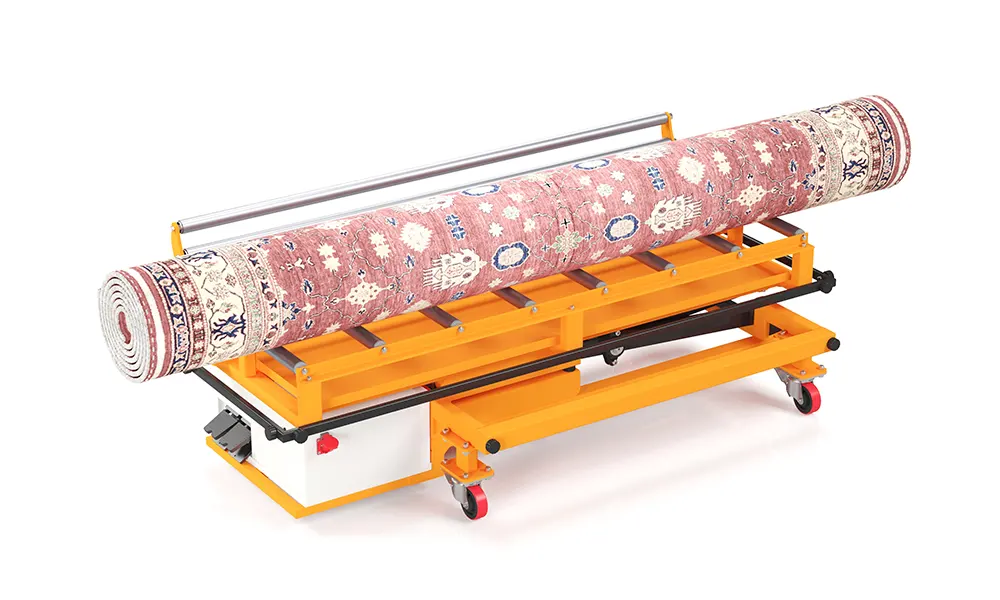 Battery-Powered Automatic Carpet Transport and Hanging Trolley Battery-Powered Automatic Carpet Transport and Hanging Trolley