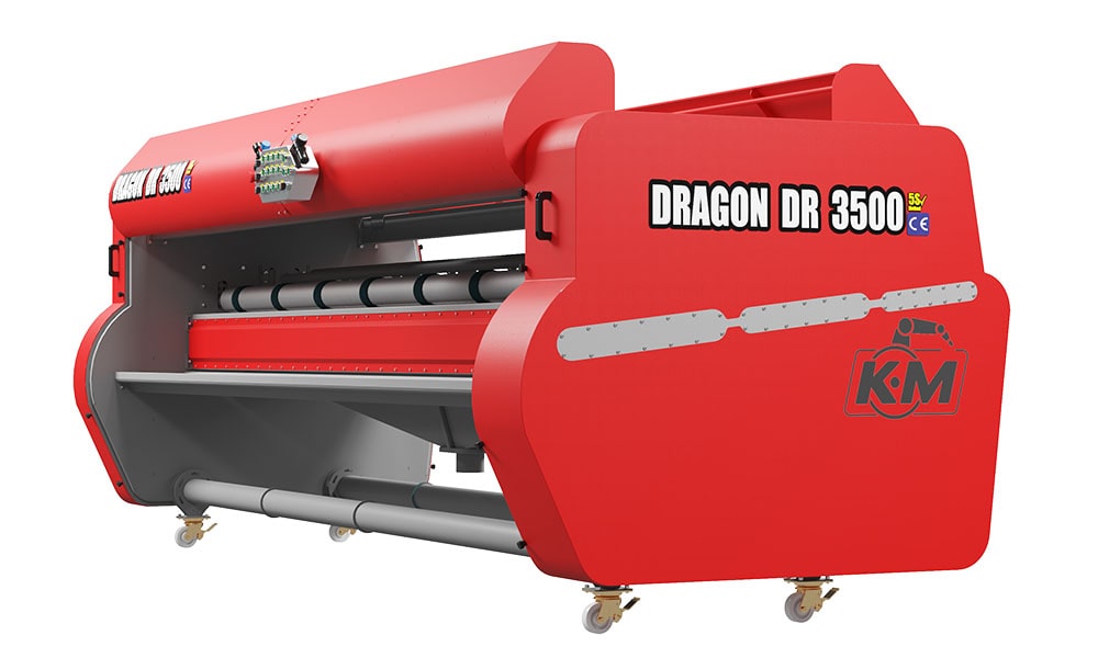 Automatic Carpet Dusting Machine Dragon DR L-3500 Red
