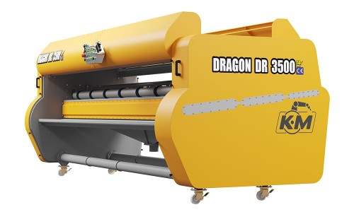 Automatic Carpet Dusting Machine Dragon DR L-3500 Yellow