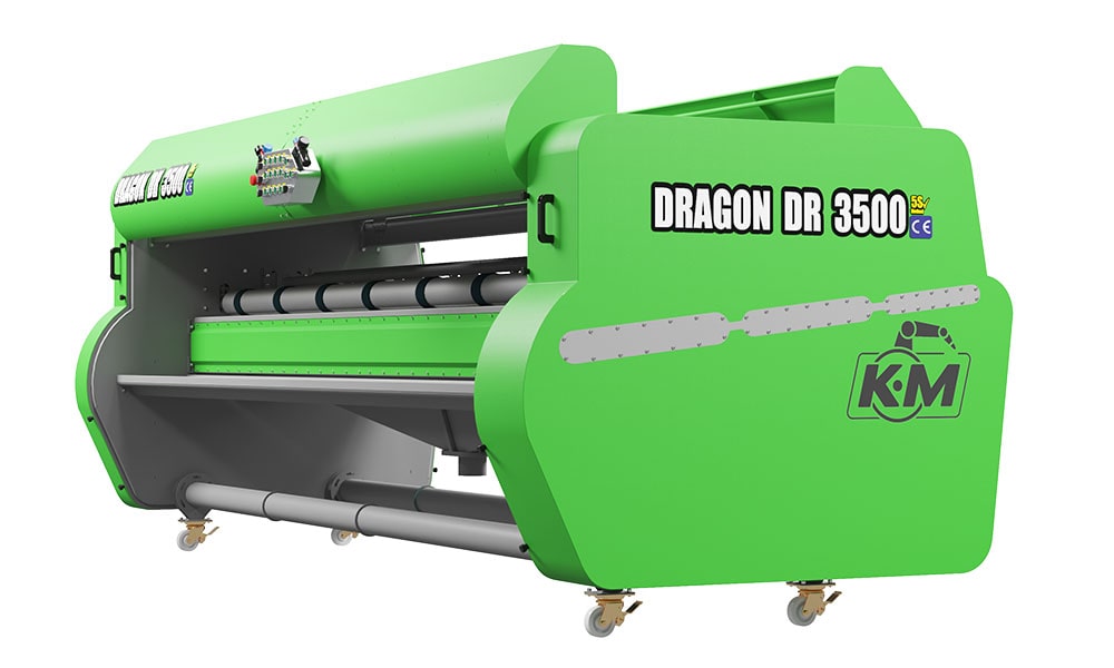 Automatic Carpet Dusting Machine Dragon DR L-3500 Green