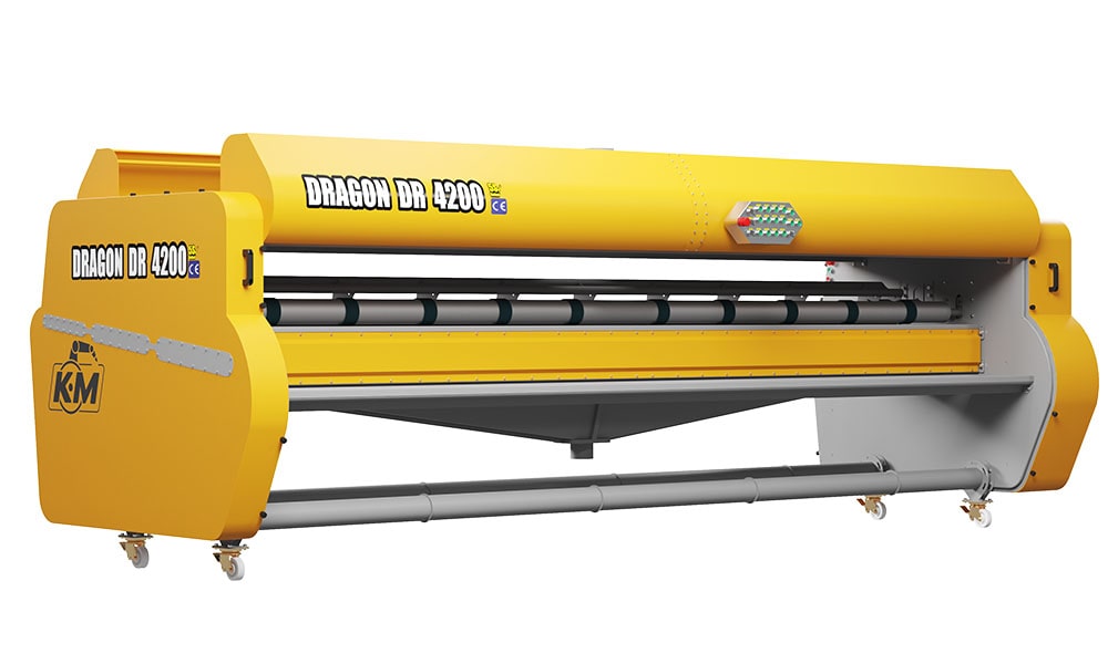 Automatic Carpet Dusting Machine Dragon DR XL 4200 Yellow