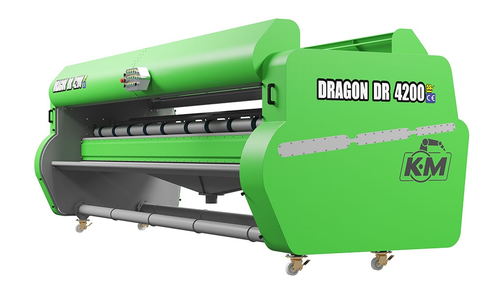 Automatic Carpet Dusting Machine Dragon DR XL 4200 Green