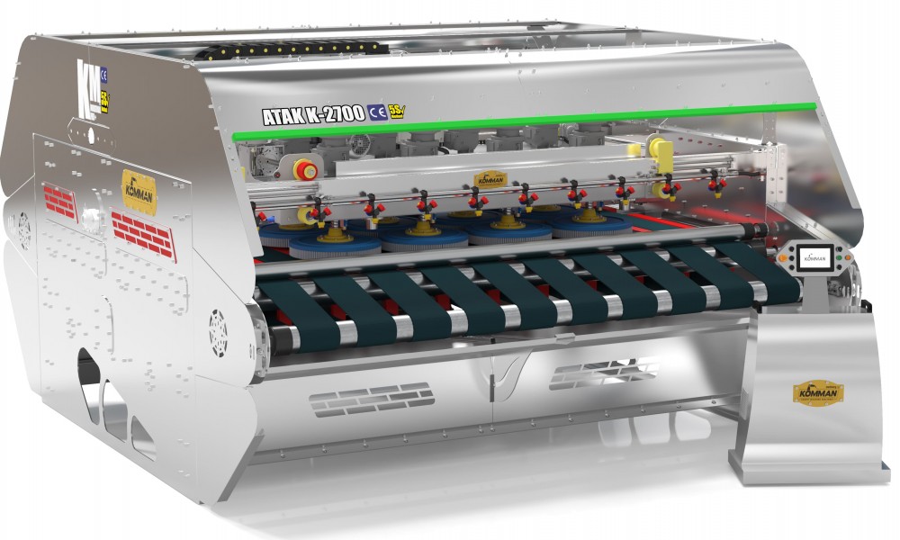 Full Automatic Stainless - Chrome Carpet/Rug Washing Machine ATAK FULL POWER INOX K 2700