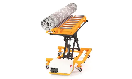 Аккумуляторная Автоматическая Тележка Для Транспортировки И Развешивания Ковров