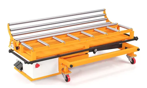 Аккумуляторная Автоматическая Тележка Для Транспортировки И Развешивания Ковров